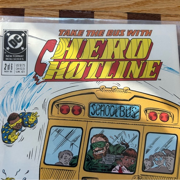 Vintage DC Comic Bundle - Hotline Hero’s - Issues #1 thru #4 - Great Graphics - Picture 9 of 16